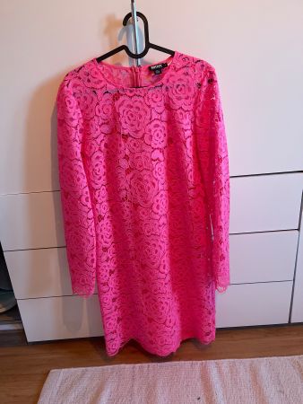 DKNY Pink Lace Dress, Size M