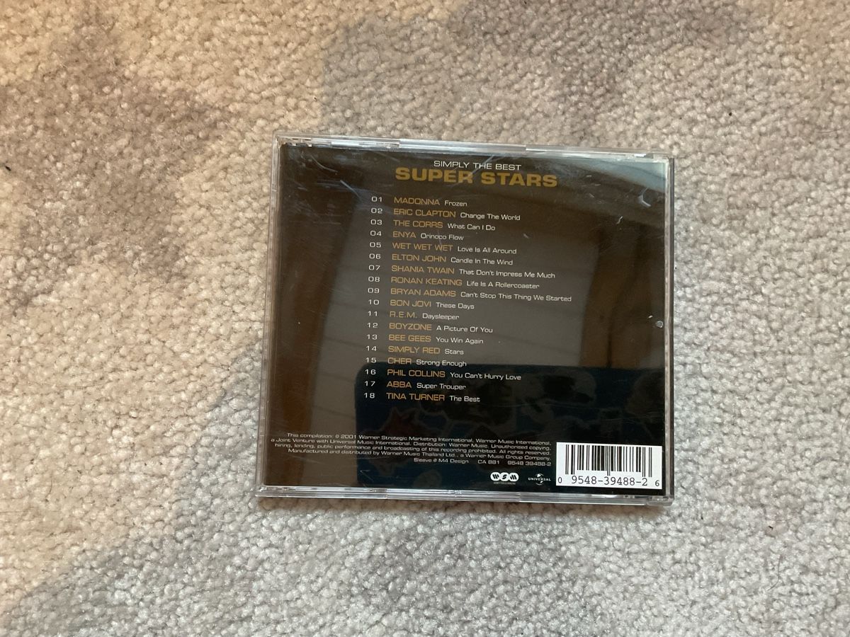 CD: Super Stars CD - Simply the Best - diverse Interpreten – Usato da Grub SG venduto da Vinciguerra 1