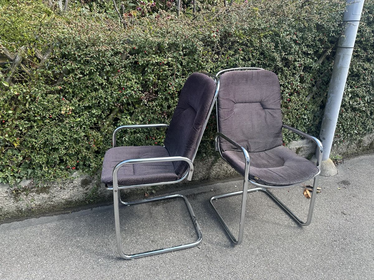 Sedie: Freischwinger Stühle von Gastone Rinaldi – Usato da Zürich venduto da inf_995m 1