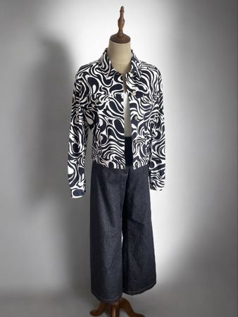 Laurèl Vintage Zebra - Jacke | Made in Italy | 38 | ESCADA
