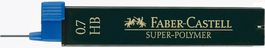 Faber-Castell SUPER-POLYMER Minen, Schwarz, 0.70 mm, HB