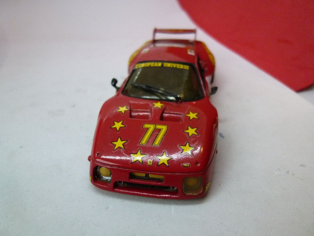 1/43 Tron Model Ferrari 512 BB form 1980 24 Hours of Le Mans Car #76
