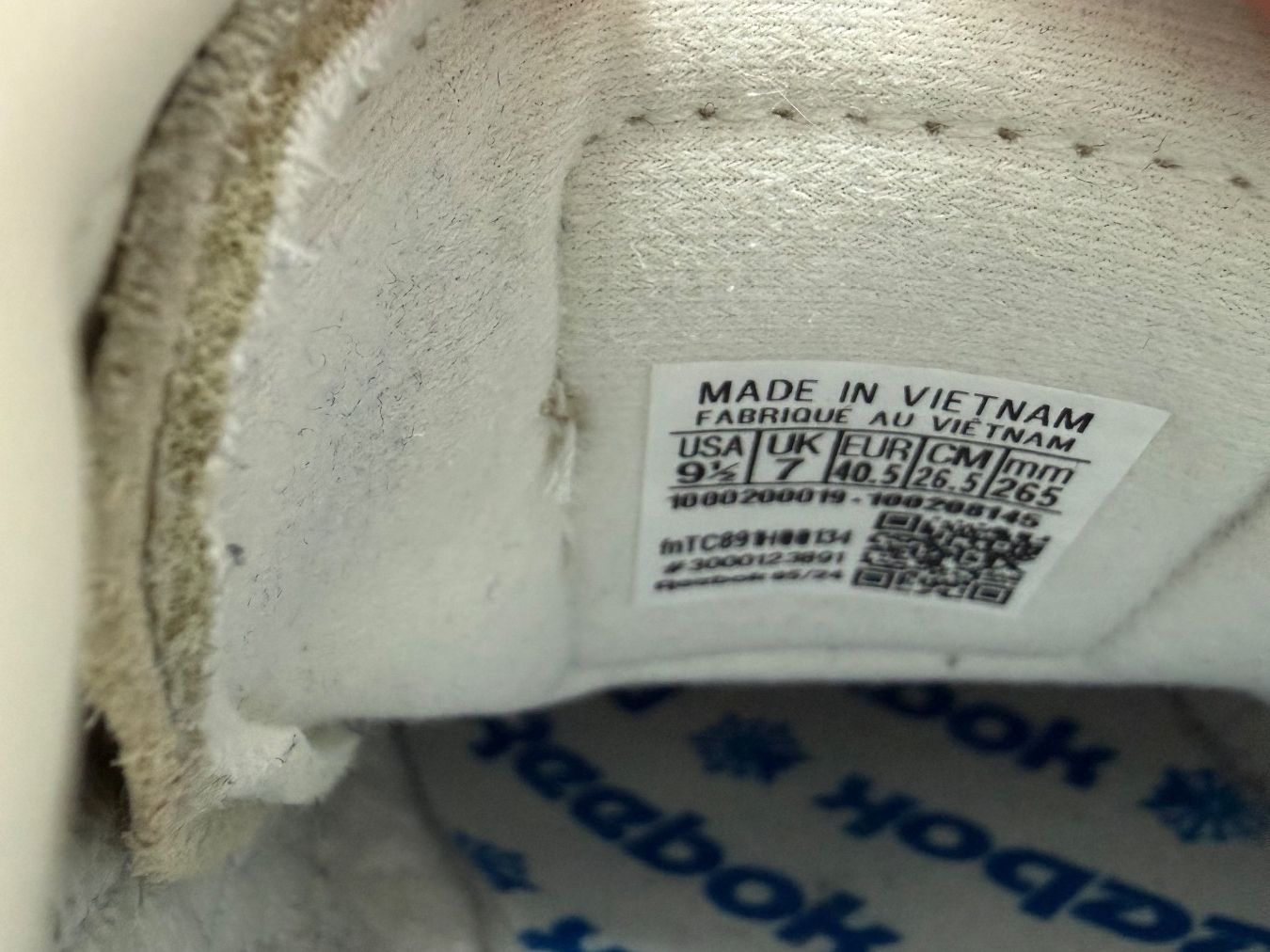 Reebok Scarpe da uomo: Reebok Sneaker – Usato da Zug venduto da cec_8qjr 3