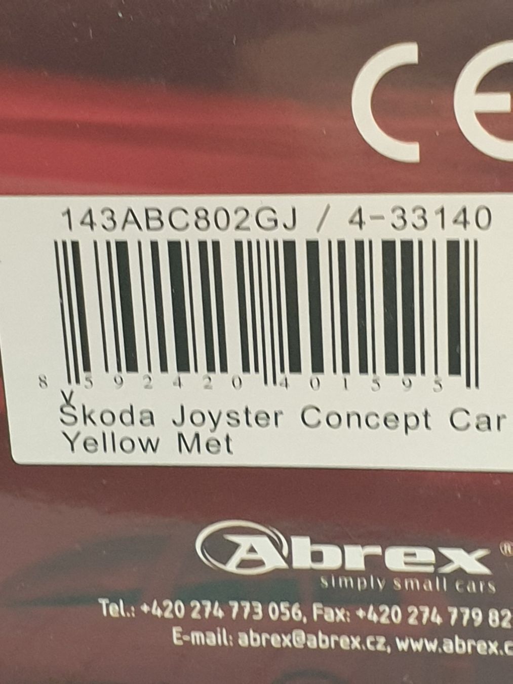 Skoda Modellini d'auto: Skoda Joyster Concept Car – Nuovo (secondo la descrizione) da Chézard-St-Martin venduto da AlPat-Collections 4