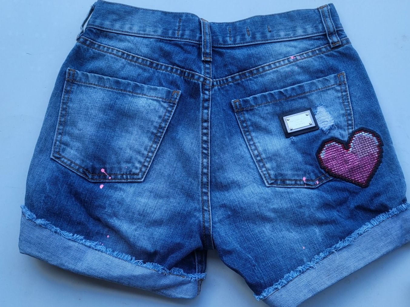 Philipp Plein Jeans: Philipp Plein Jeans-Shorts 26 – Usato da Bubikon venduto da NaralieG 1