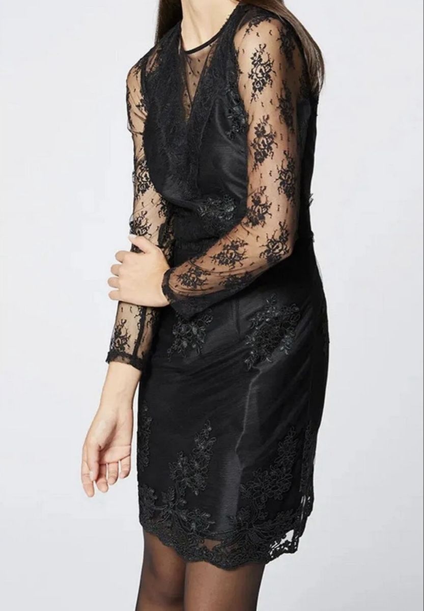 Morgan Vestiti: Robe noire dentelle Morgan – Nuovo (secondo la descrizione) da Chézard-St-Martin venduto da monster2525