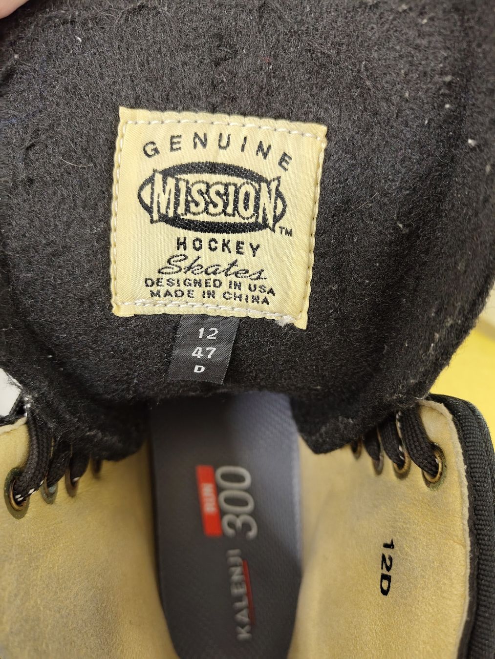 Pattini da ghiaccio: Eishockeyschlittschuhe Mission Amp 5 – Usato da Meilen venduto da vespaverkaeufer74 3