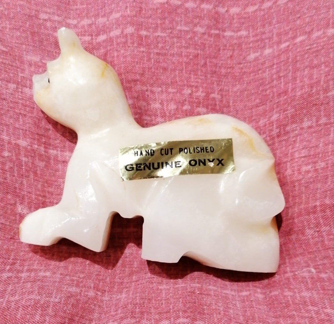 Statuette: handgemachte Katze aus Onyx – Usato da Grächen venduto da Hel7890 2