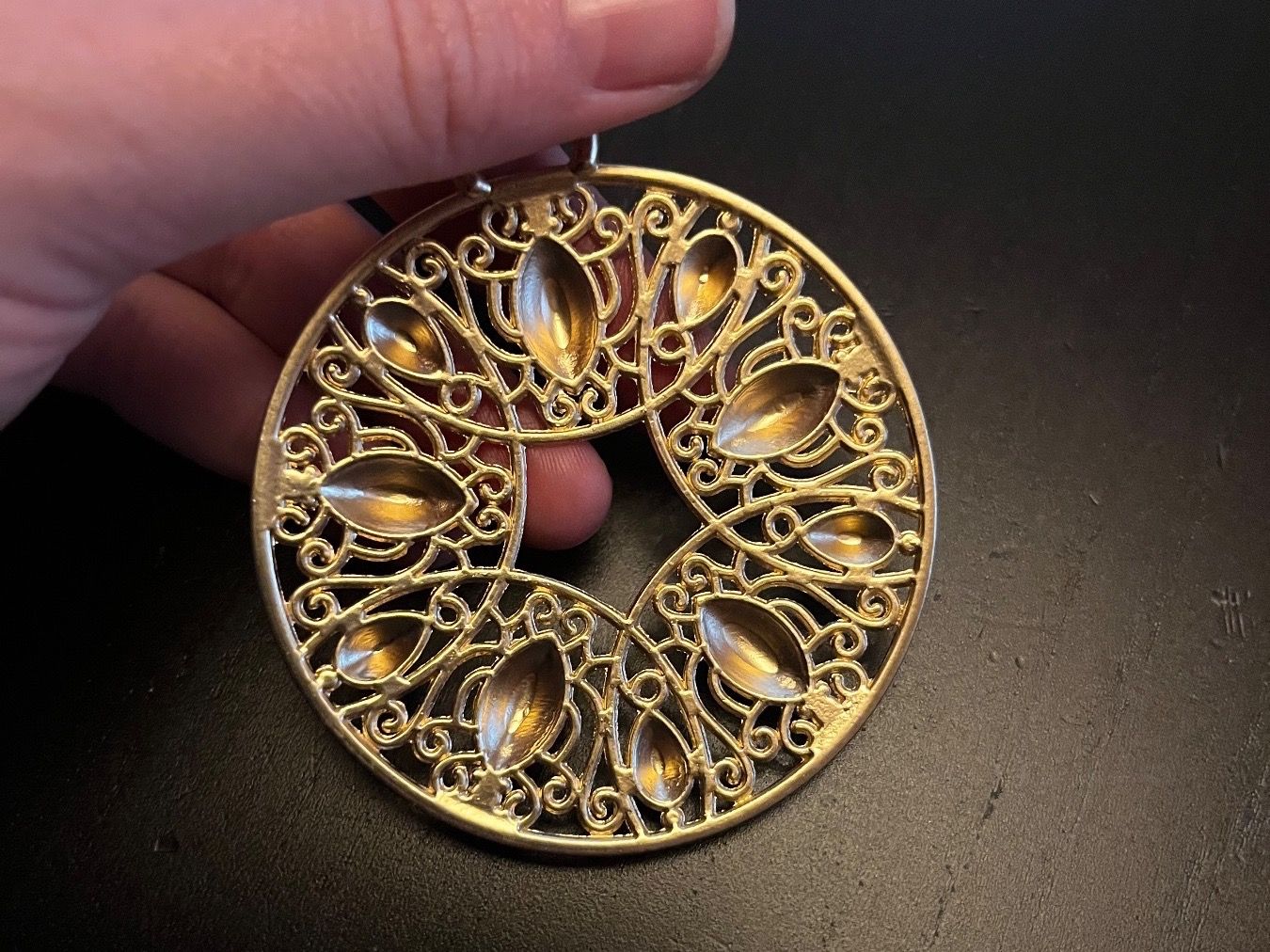 Anhänger: Amulett/ Anhänger Modern( massiv) – Neu (gemäss Beschreibung) aus Gams von Mariawicca 3