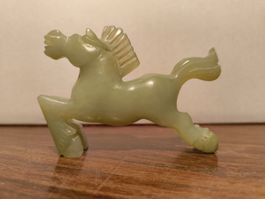 Pferd Figur verm. aus Jade China