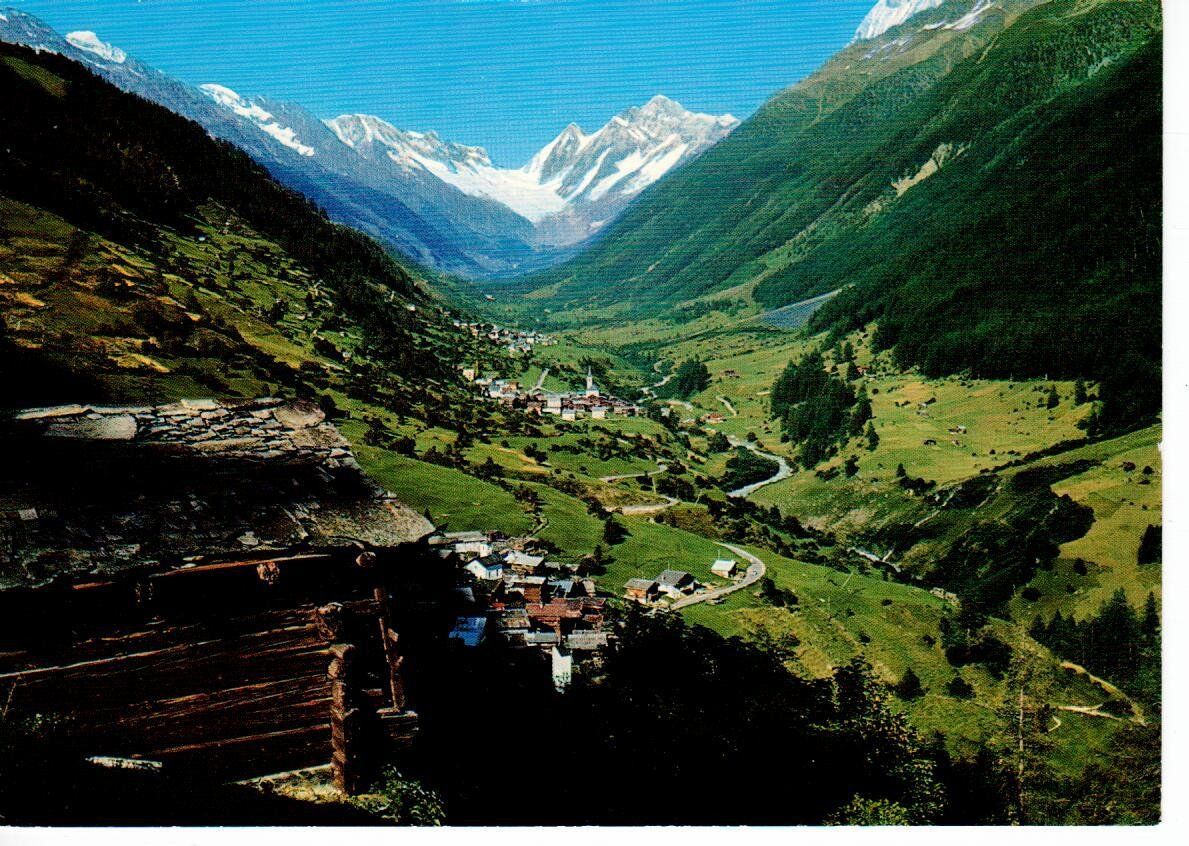 Cartoline postali: das Lötschental – Usato da Wolhusen venduto da Curver9