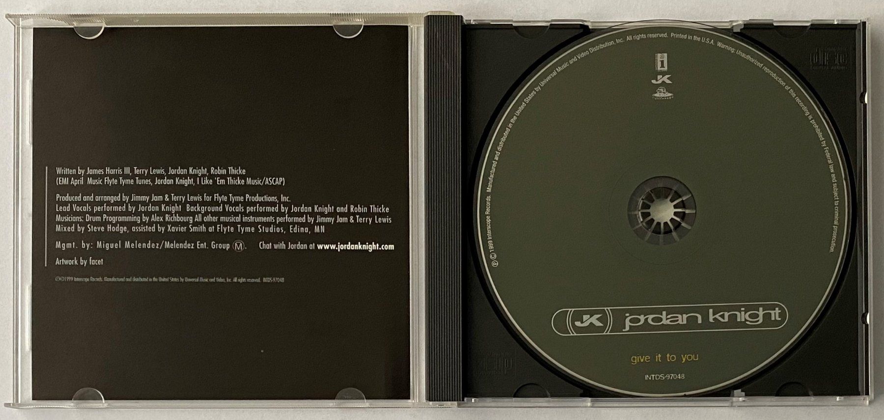 CD: Jordan Knight, Give It To You – Usato da Flums venduto da Asquillo 2