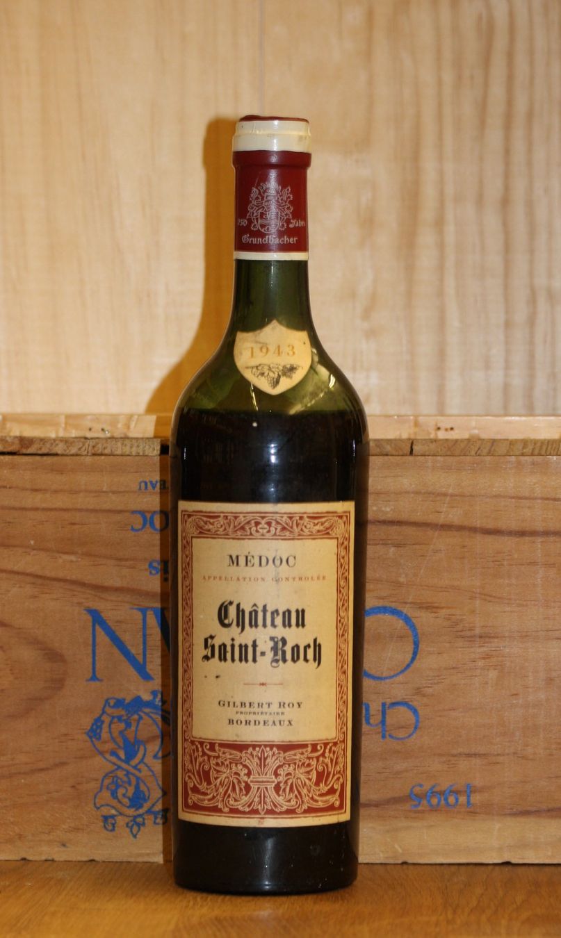 Wein: 1 Fl. Chateau Saint-Roch 1943 – Neu (gemäss Beschreibung) aus Chur von Invinoveritas