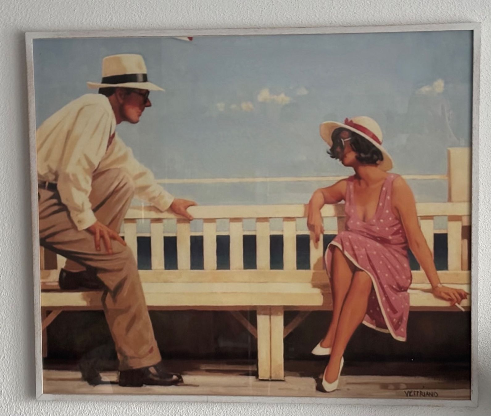 Poster & Bilder: Jack Vettriano, ART PRINT, passender Vintagerahmen – Gebraucht aus Rütihof von Yaro22 1