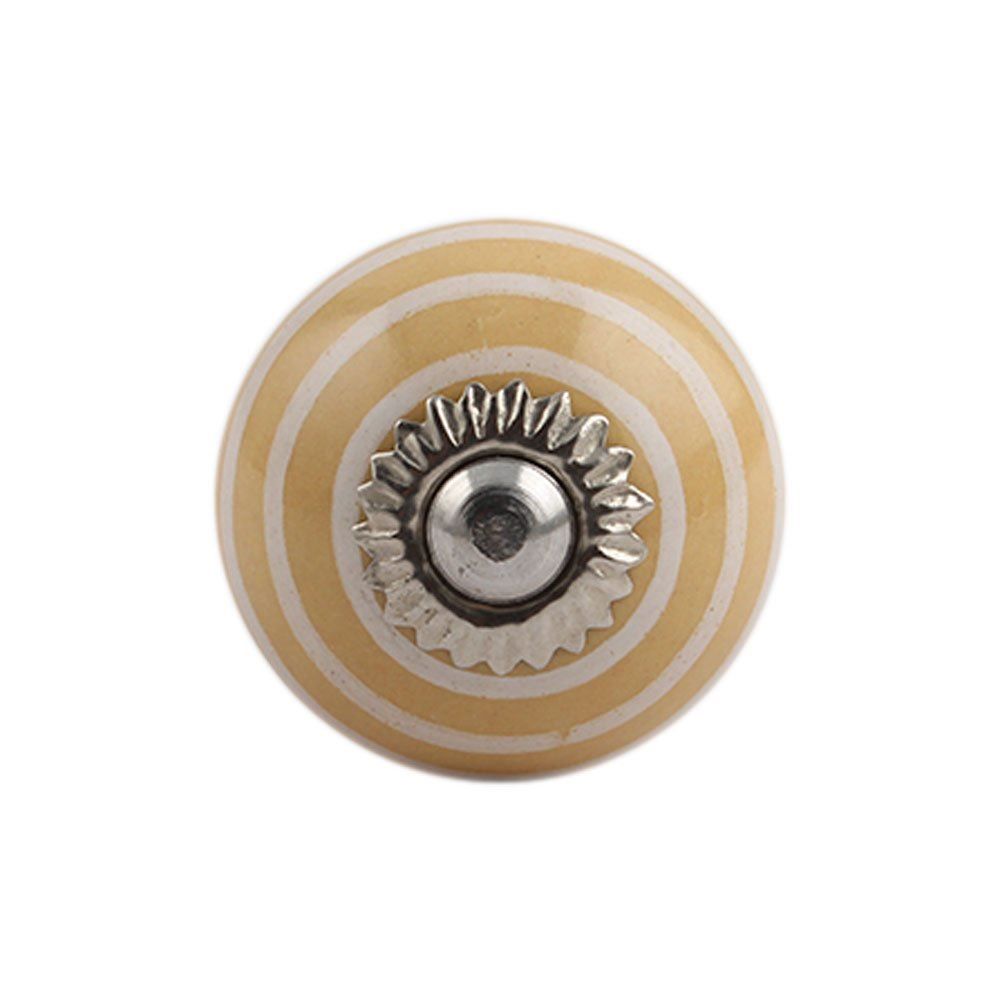 Maniglie per cassetti & Pomelli per mobili: Möbelknopf klein senfgelb – Nuovo e nell'imballaggio originale da Schwerzenbach venduto da Alperose03 1