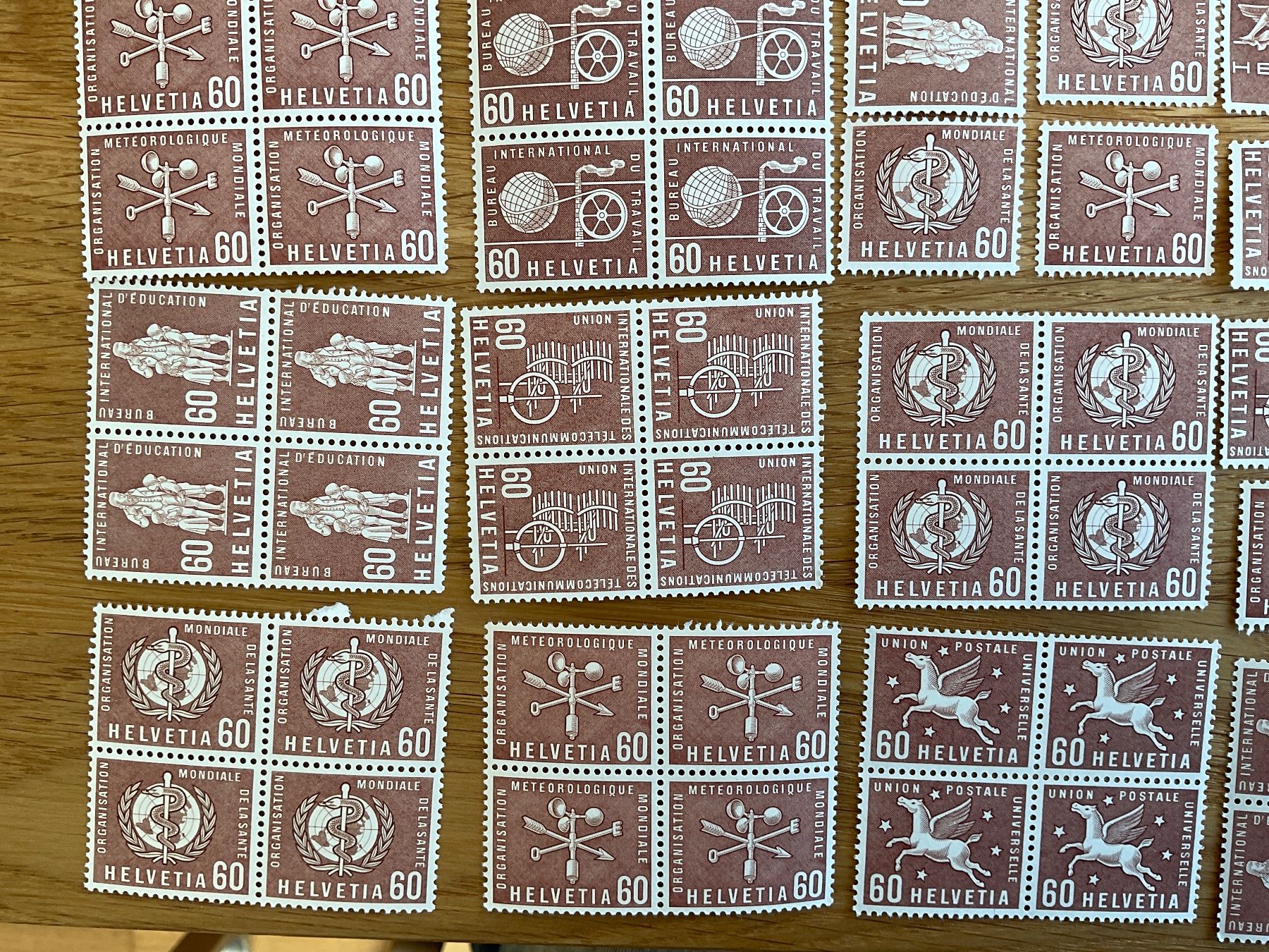 Alle Briefmarken: 60Fr Ämter Frankaturware ungestempelt postfrisch Sammlung – Neu (gemäss Beschreibung) aus Wil SG von Chefsugus 3