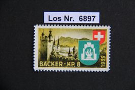 2. Weltkrieg-Marke Bäcker                           Los 6897