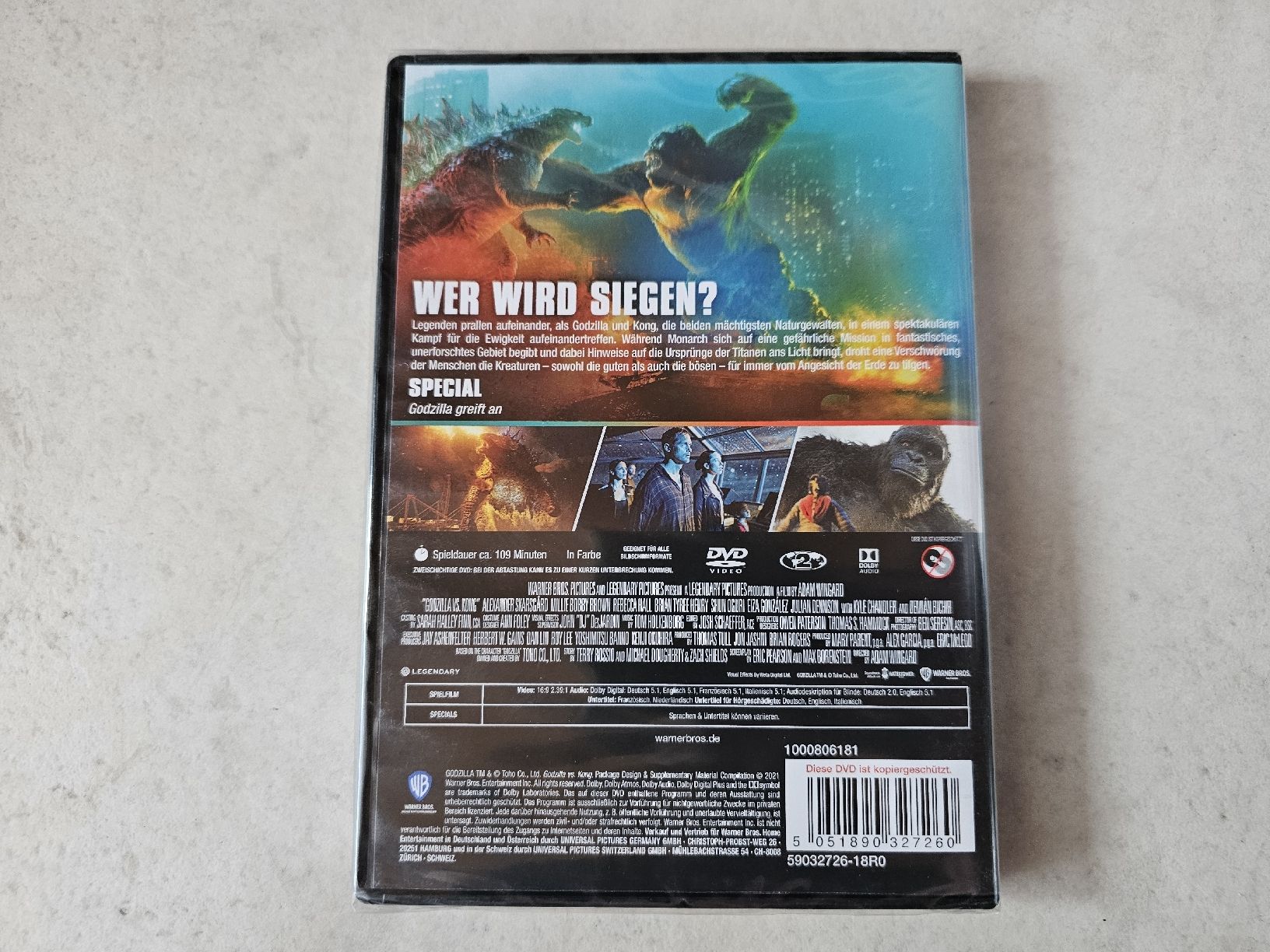 Tutti i DVDs: Godzilla vs. Kong  /  Fabrikneu – Nuovo e nell'imballaggio originale da Schneisingen venduto da backstore24 1