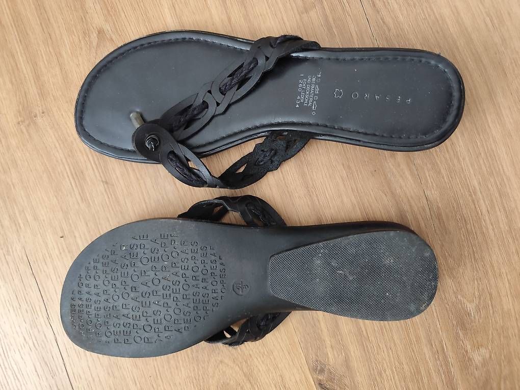 Damenschuhe: Leder Flip Flop Pesaro, Grösse 41 – Gebraucht aus Sachseln von jas_ch