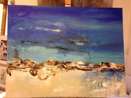 Bild "Horizont" (Mischtechnik) 75x60 cm