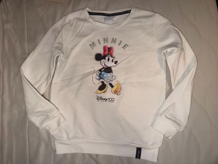 Disney Pullover Minnie Mouse weiss Grösse 140 gebraucht