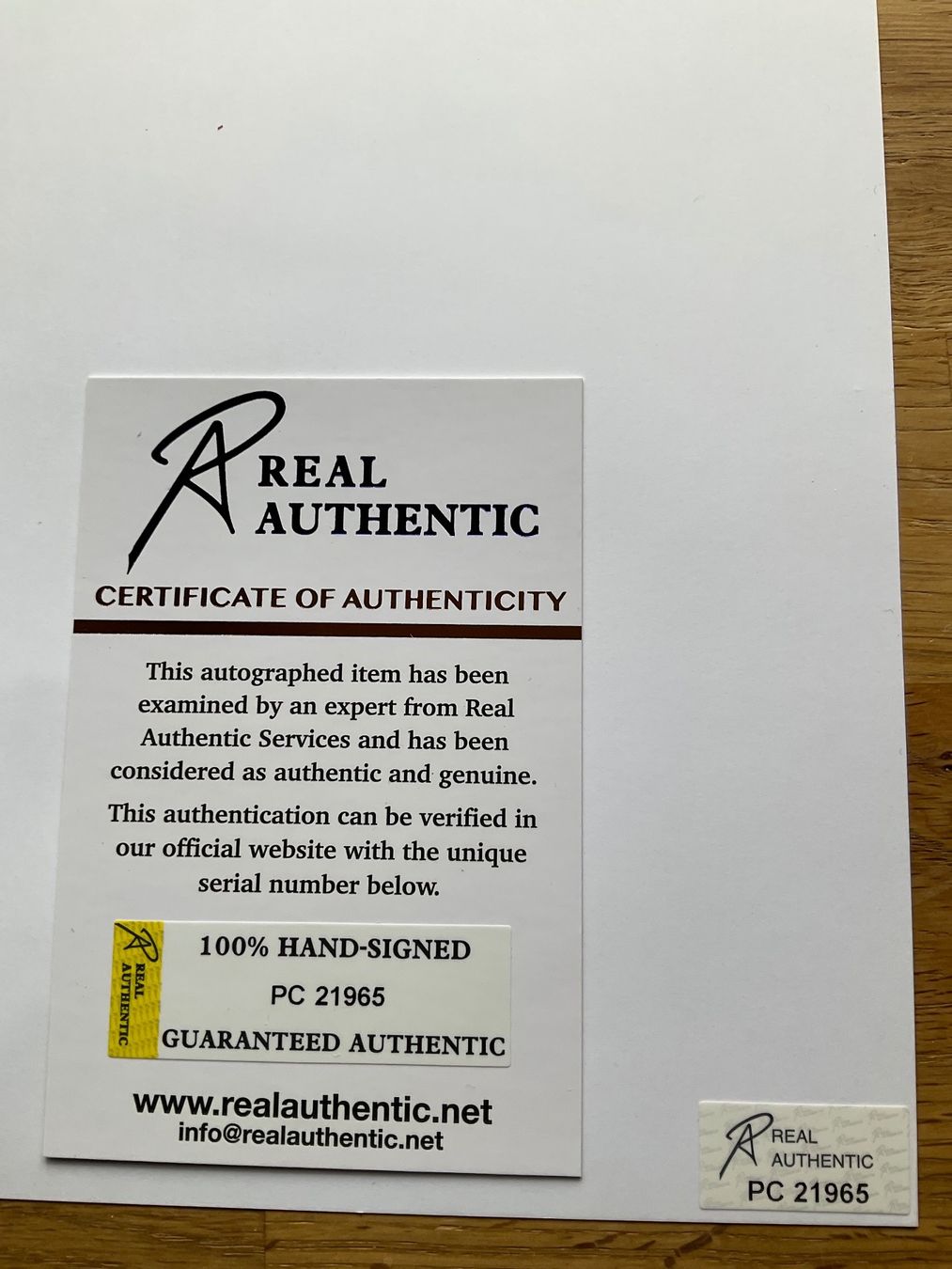 Autografi: Harrison Ford Autogramm original – Nuovo (secondo la descrizione) da Hittnau venduto da workaholic60 2