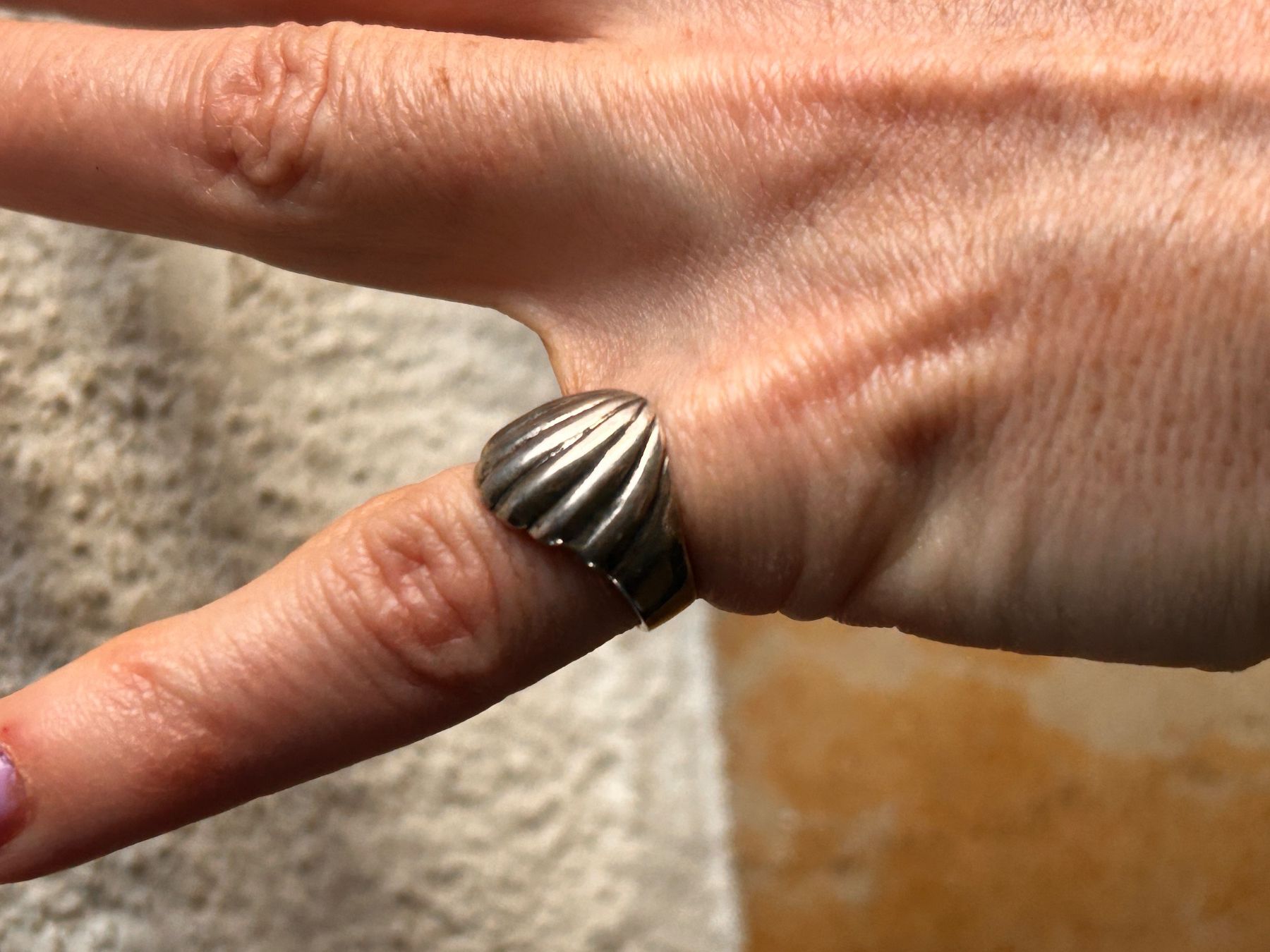 Anelli: Silber Ring,  Muschel (Grösse 51) – Usato da Dittingen venduto da Bellevista 8