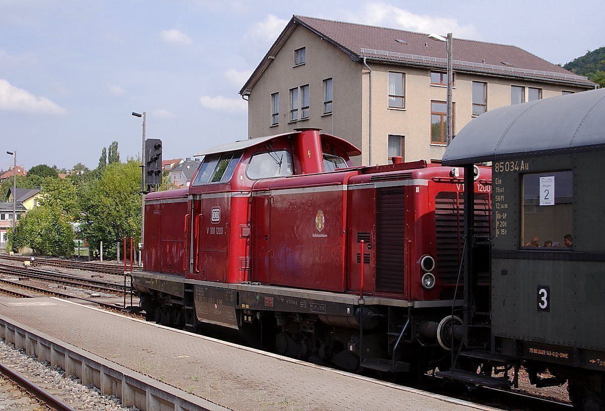 Fleischmann Modellini di ferrovie: Fleischmann 631102-1 - Diesellok BR V100 der DB - mit DSS – Nuovo e nell'imballaggio originale da Rotkreuz venduto da MOBAHN-1zu87 7