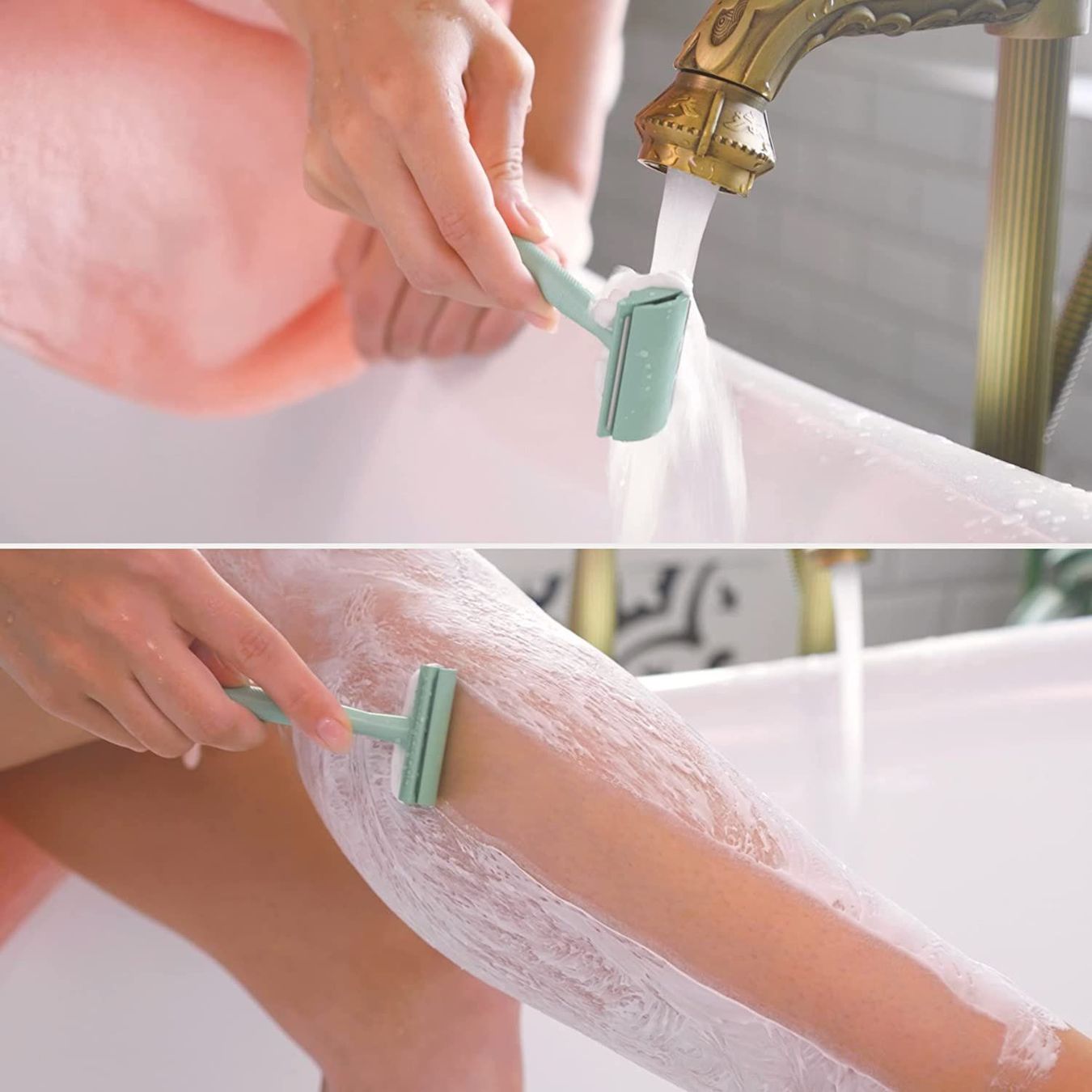 Rasoi & Lamette da barba: Wiederverwendbarer Rasierhobel in Mint – Nuovo e nell'imballaggio originale da Walenstadt venduto da Trend-24 3
