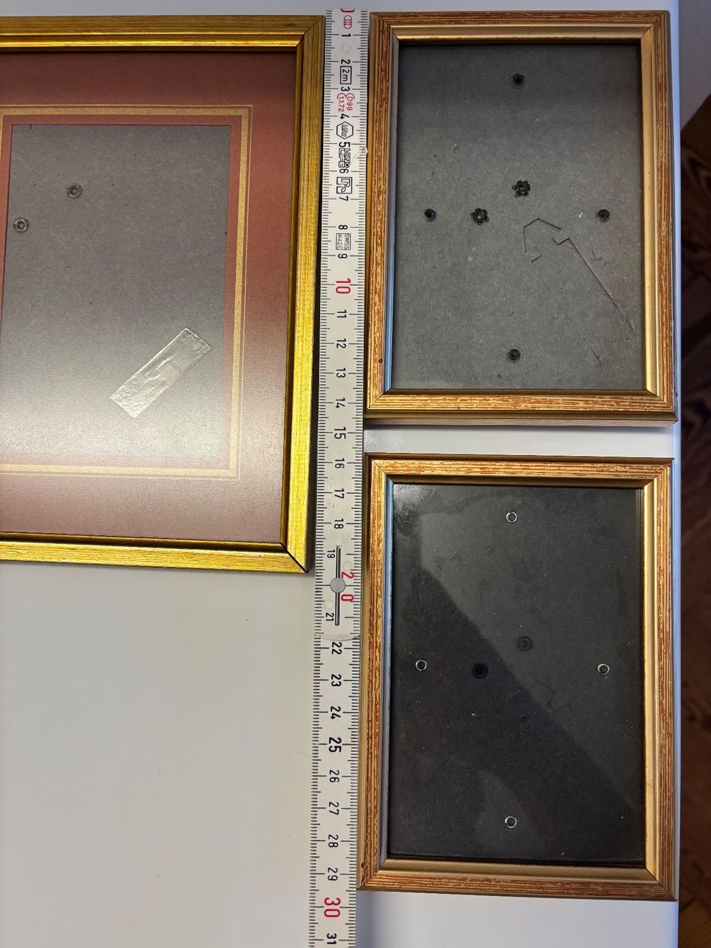 Cornici: 3er Set Vintage Bilderrahmen, goldfarben – Usato da Horgen venduto da uge_pd5p 3