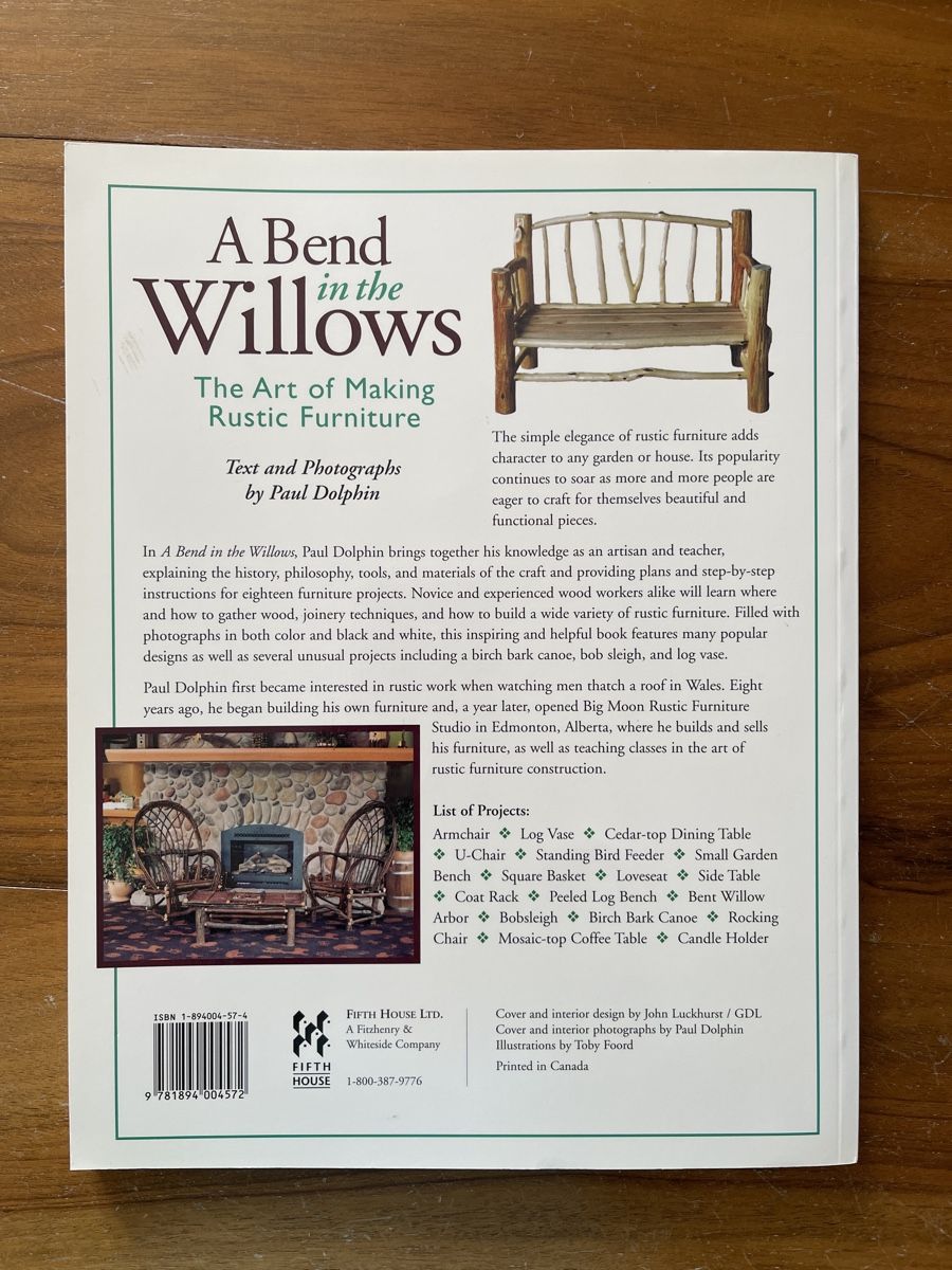 Bücher: Buch "A Bend in the Willows": Rustikale Möbel selber bauen! – Gebraucht aus Bad Zurzach von Cookie_0619 1
