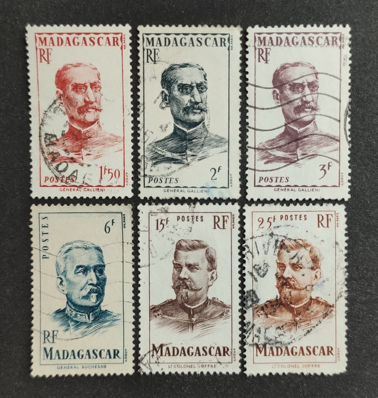 Tutti i francobolli: Madagaskar 1946, LoT gestempelt – Usato da Wil SG venduto da Zazal