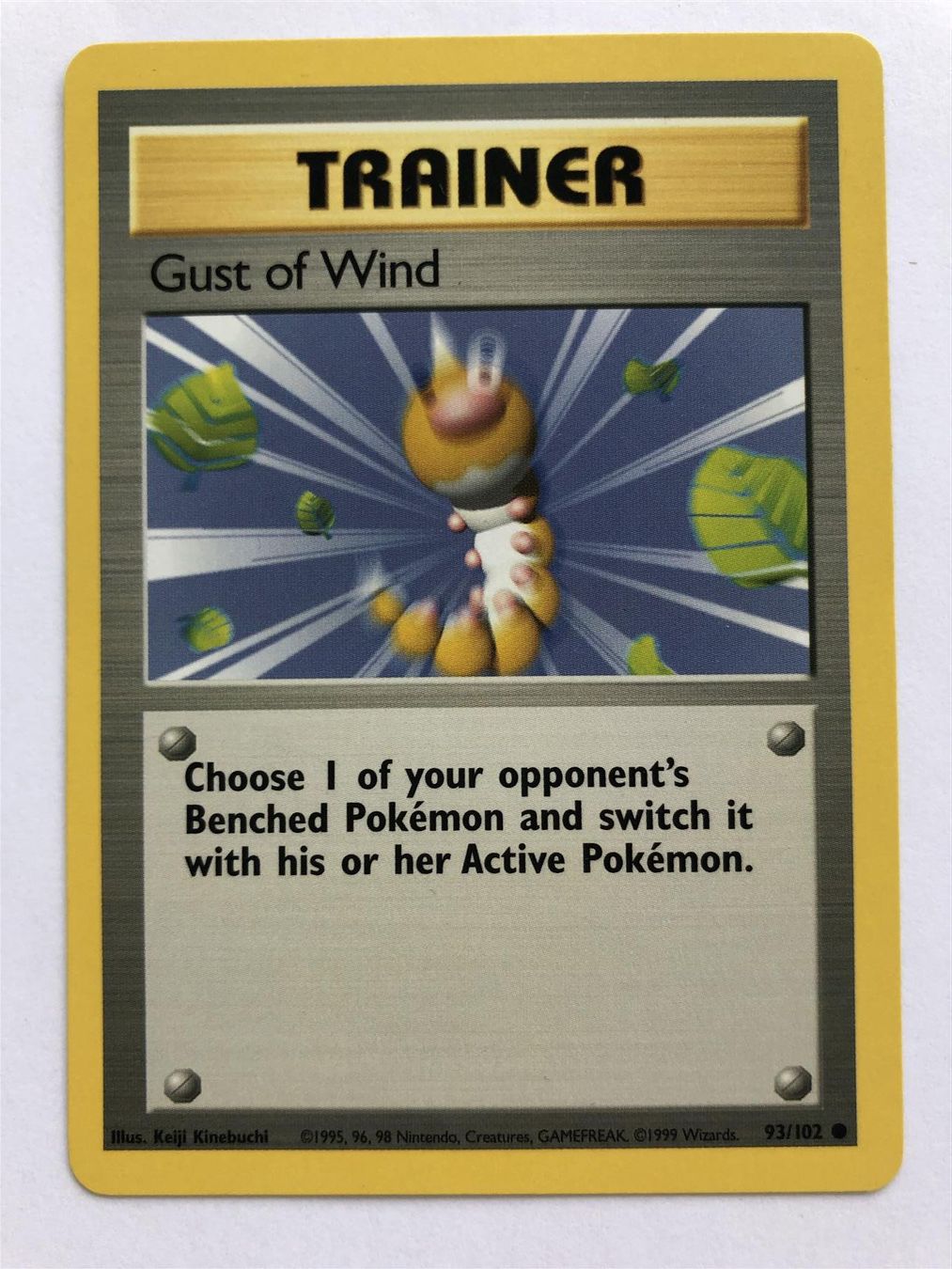 Pokémon Carte collezionabili: Gust of Wind - Base Set - Pokemon – Usato da Nussbaumen AG venduto da Bika-Shop
