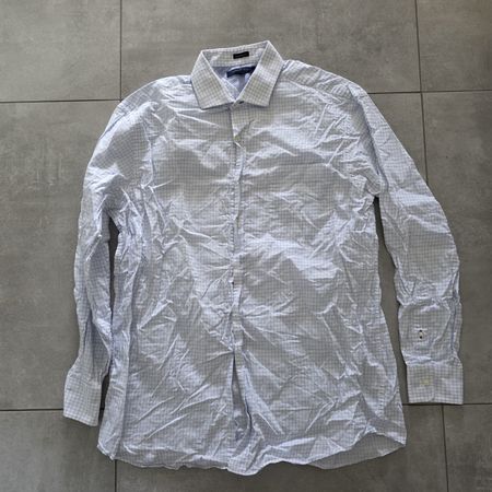 Men Shirt Tommy Hilfiger Regular Fit Checked Size L