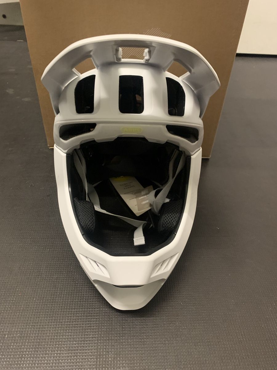 Abus Caschi: Fahrradhelm Abus Targon M MIPS lemon white neu – Nuovo e nell'imballaggio originale da Oberembrach venduto da benischaer 1