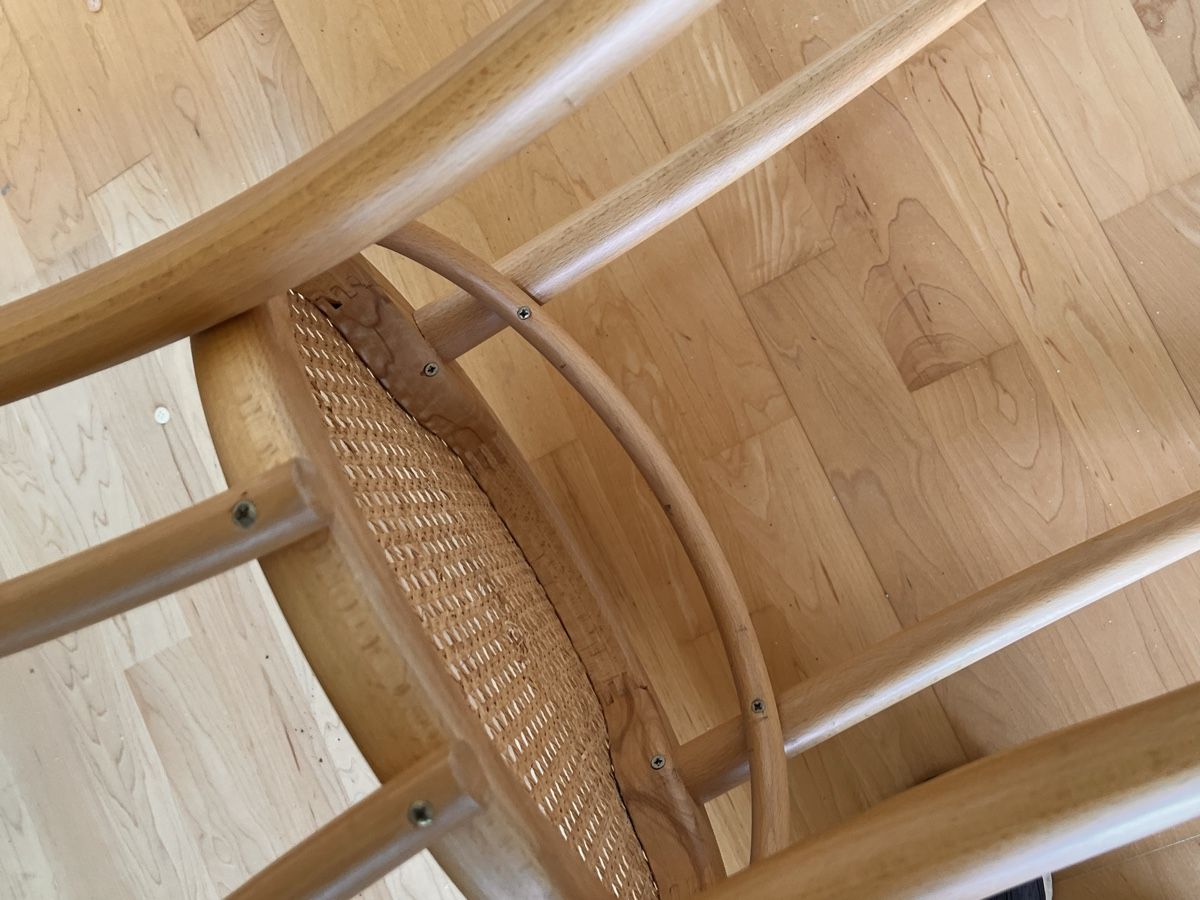 Sedie: 2er Set Holzstühle mit Geflecht (100) – Usato da Glattfelden venduto da maa_qcj8 4