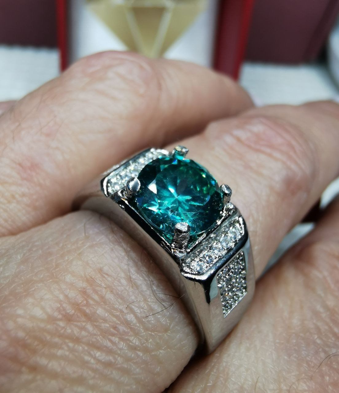 Anelli: Bague avec zircons – Nuovo e nell'imballaggio originale da Reconvilier venduto da Tsma67 1
