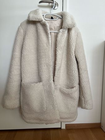 Teddy Jacke Weiss - Grösse S