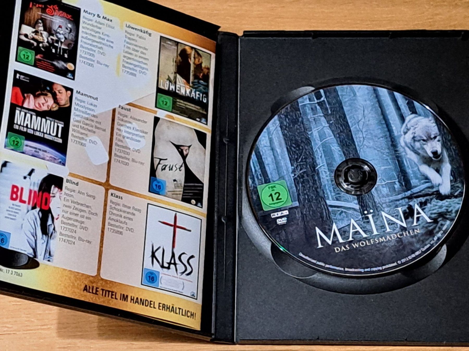 Tutti i DVDs: DVD Maïna, Das Wolfsmädchen von Michel Poulette – Nuovo (secondo la descrizione) da Unterseen venduto da Kanica 6