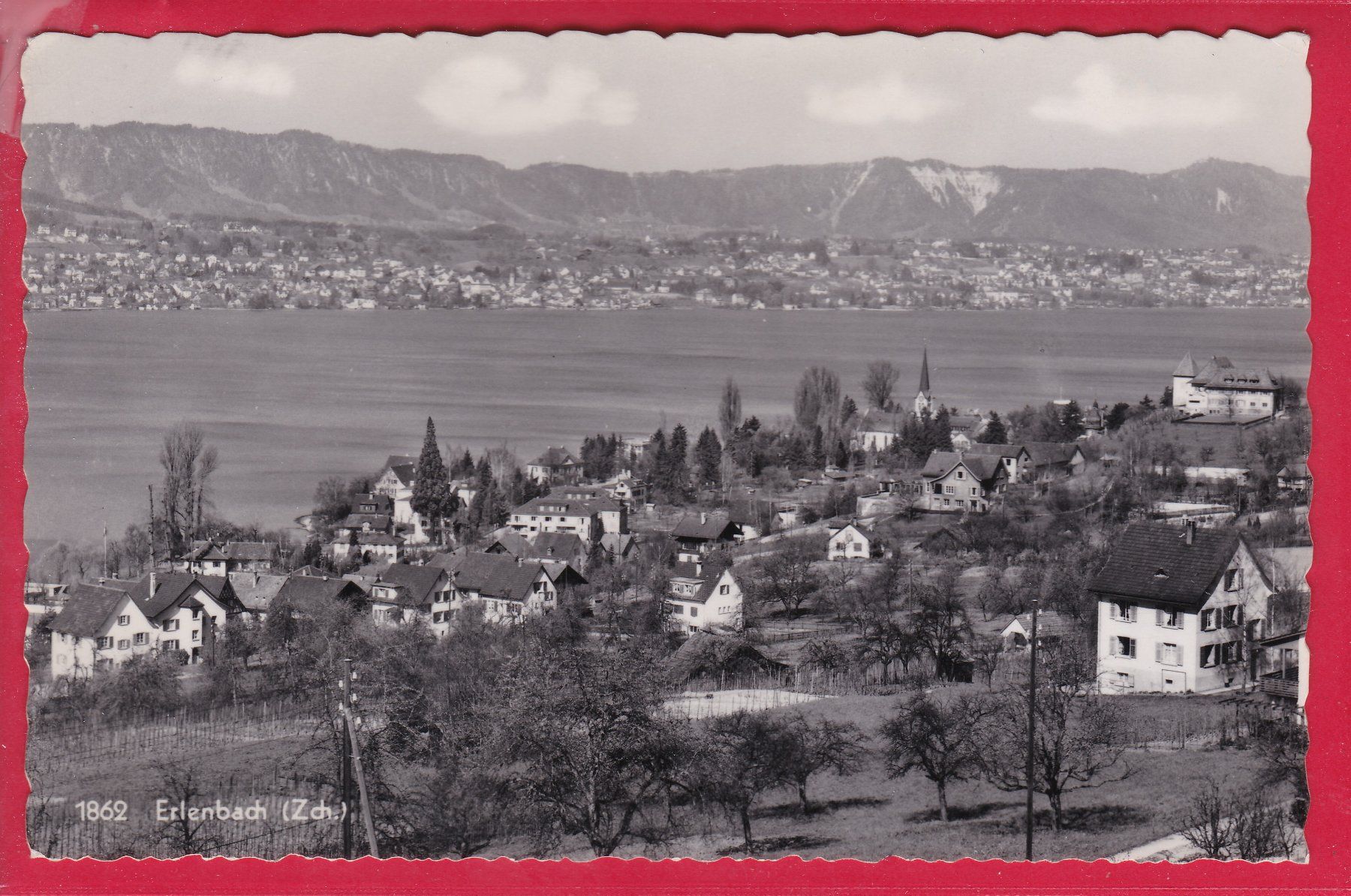 Cartoline postali: ERLENBACH (ZCH), 6.6.1952 – Usato da Oberrieden venduto da Gebirgsstelze