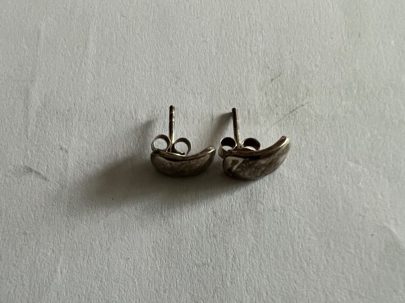 Orecchini pendenti & Orecchini a lobo: Silber Ohrstecker Halbmond, schlicht & elegant, Schmuck, ... – Usato da Sonterswil venduto da whe_7yhm