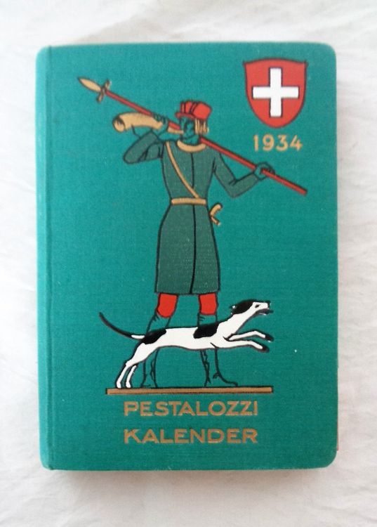 Pestalozzi Kalender 1934 mit original Caran D'Ache Bleistift  Kaufen 