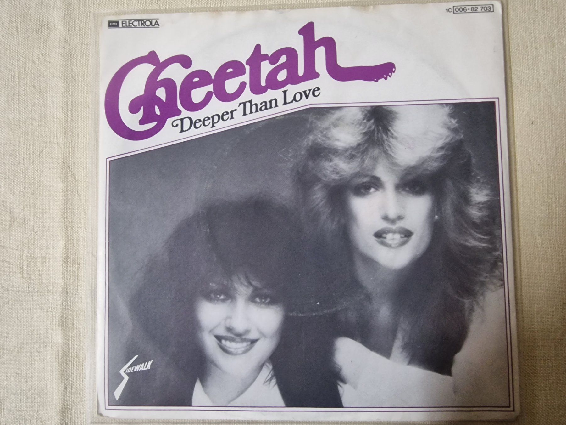 Schallplatten: Cheetah Single – Deeper Than Love – Gebraucht aus Root von atelier22 1