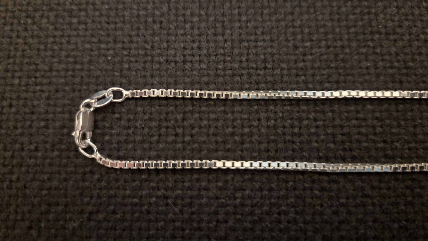 Catenine: Silber Kette 45cm rhodiniert – Nuovo (secondo la descrizione) da Siebnen venduto da Bdieti 2