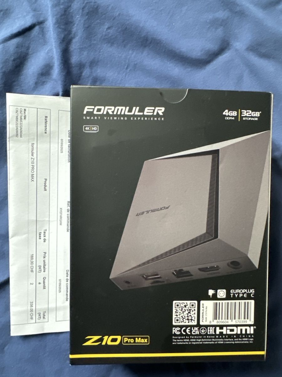 Formuler Lettore multimediale & Streamer: Formuler Z10 Pro Max 4K HDR Android Media Streamer - Neuf! – Nuovo e nell'imballaggio originale da Lausanne venduto da pascale.mojito1004