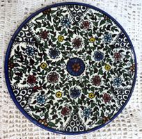 Assiette céramique émaillé peinte main style Jérusalem–15 cm