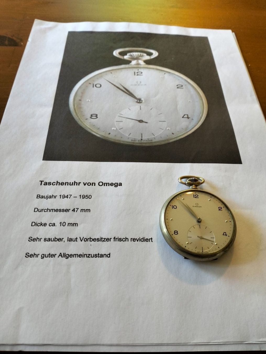 Omega Orologi: Taschenuhr OMEGA – Usato da Ennetmoos venduto da brunhildenb