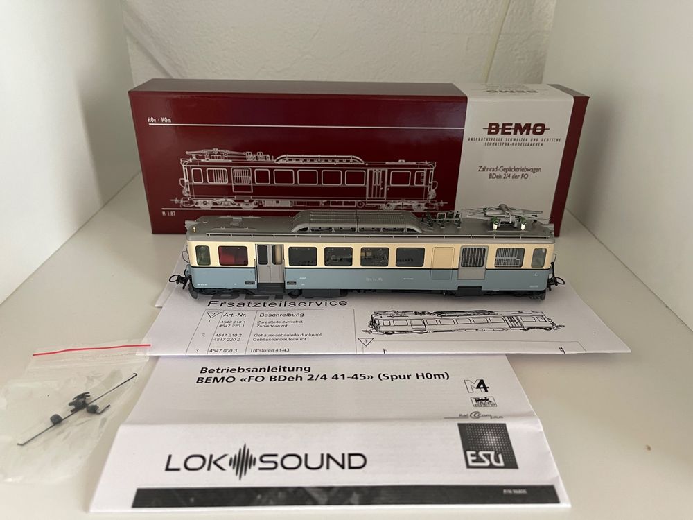 Bemo Sch B ABFhe 2/4 41 Gepäcktriebwagen, Neu, Digital Sound | Kaufen ...