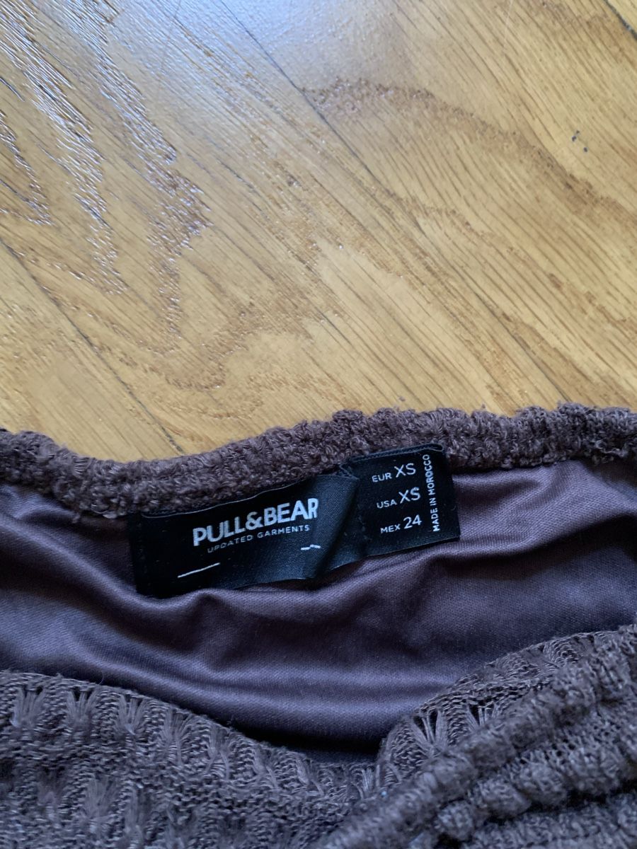 Pull&Bear Röcke: Ensemble jupe et top crochet marron pull & bear – Neu (gemäss Beschreibung) aus Genève von rez_c6c6 3
