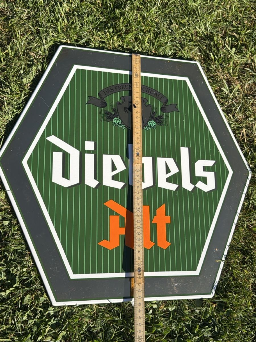 Insegne: 2 Stk Emailschild Diebels ALT Bier Emailschilder – Usato da Deitingen venduto da Himhip 4